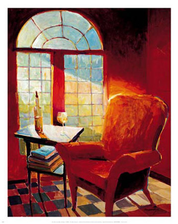 Red Chair Ii by Robert Burridge Pricing Limited Edition Print image