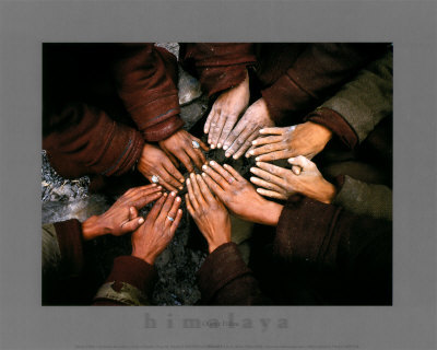 Circle Of Hands by Olivier Follmi Pricing Limited Edition Print image