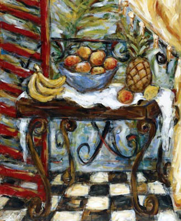 Tropical Table by Nicole Etienne Pricing Limited Edition Print image