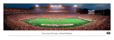 University Of Georgia Football by James Blakeway Pricing Limited Edition Print image