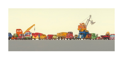 Truckpark With Bucket Shovel by Jeremy Dickinson Pricing Limited Edition Print image