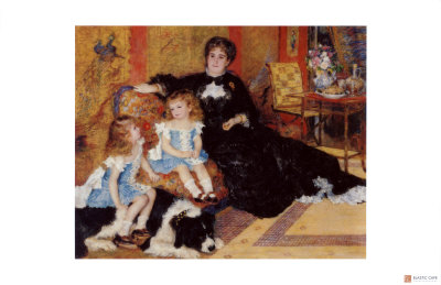 Madame Charpentier With Her Children by Pierre-Auguste Renoir Pricing Limited Edition Print image