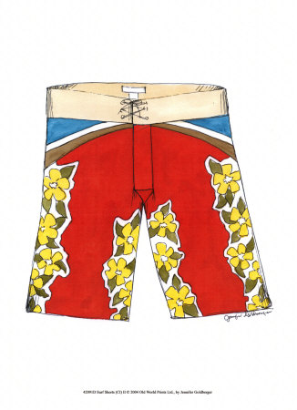 Surf Shorts Ii by Jennifer Goldberger Pricing Limited Edition Print image