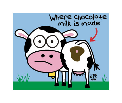 Chocolate Milk Is Made by Todd Goldman Pricing Limited Edition Print image