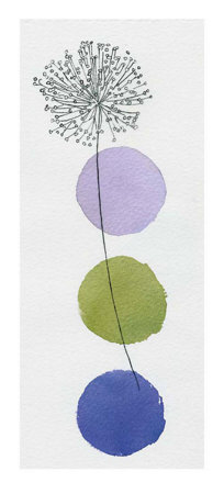 Circles And Dandelion by Nicola Gregory Pricing Limited Edition Print image