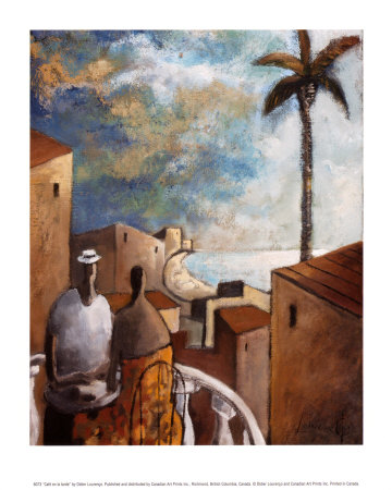 Cafe En La Tarde by Didier Lourenco Pricing Limited Edition Print image