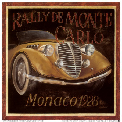 Monaco, 1928 by Fabrice De Villeneuve Pricing Limited Edition Print image