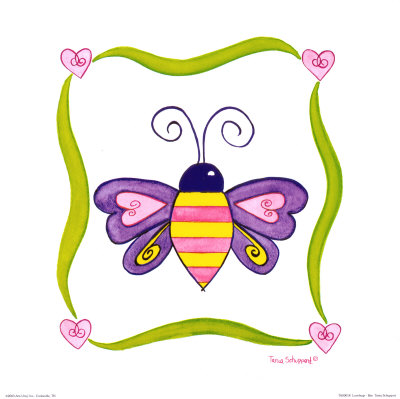 Lovebugs, Bee by Tania Schuppert Pricing Limited Edition Print image