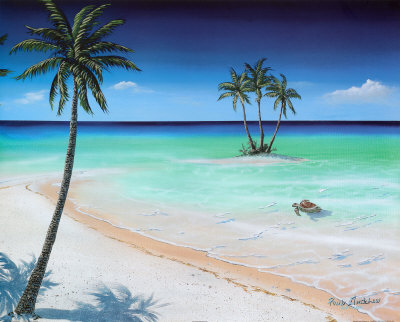 Turtle Crossing by Paul Geatches Pricing Limited Edition Print image