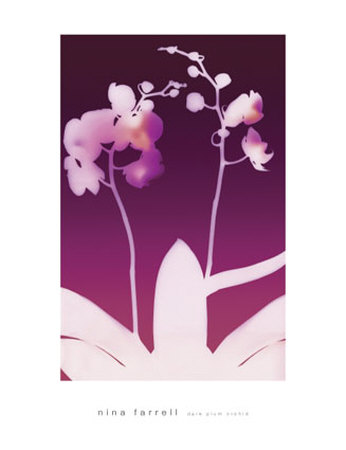 Dark Plum Orchid by Nina Farrell Pricing Limited Edition Print image