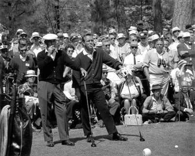 Arnold Palmer And Ben Hogan, 1966 by Ron Watts Pricing Limited Edition Print image