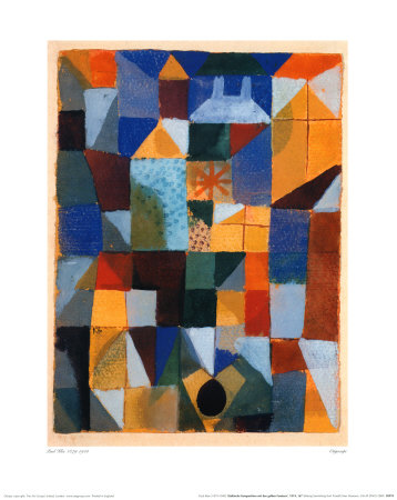 Cityscape With Yellow Window by Paul Klee Pricing Limited Edition Print image