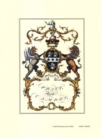 Lord Camden by Jacobs Peerage Pricing Limited Edition Print image