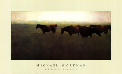 Brood Mares by Michael Workman Pricing Limited Edition Print image