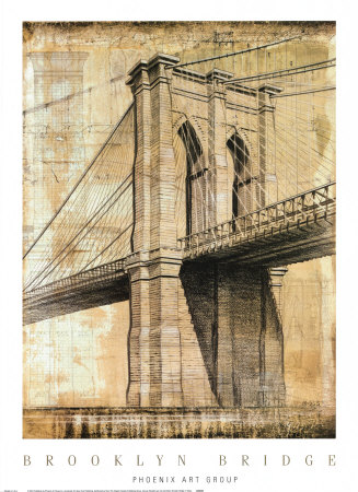 Brooklyn Bridge by P. Moss Pricing Limited Edition Print image