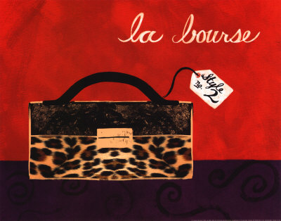 Leopard Handbag I by Jennifer Matla Pricing Limited Edition Print image