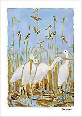 Music In Reedbed by Arie Schippers Pricing Limited Edition Print image