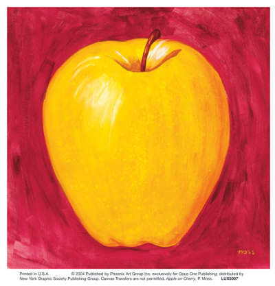 Apple On Cherry by P. Moss Pricing Limited Edition Print image