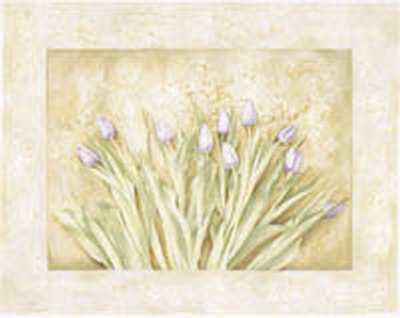 Tulip Bouquet Fresco by Gretchen Shannon Pricing Limited Edition Print image