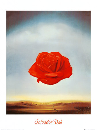 Rose Meditative, C.1958 by Salvador Dali Pricing Limited Edition Print image