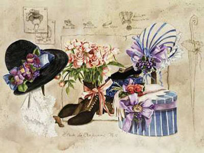 Etude De Chapeaux No 12 by Consuelo Gamboa Pricing Limited Edition Print image
