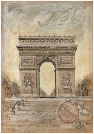 L'arc De Triomphe by Chad Barrett Pricing Limited Edition Print image