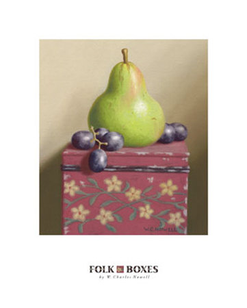 Folk Box, Pear by W. Charles Nowell Pricing Limited Edition Print image