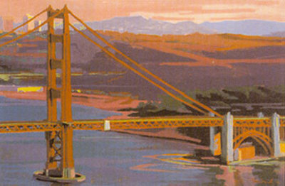 Golden Gate Bridge by Nick Paciorek Pricing Limited Edition Print image