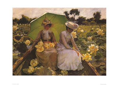 Promenade Sur L'etang by Charles Courtney Curran Pricing Limited Edition Print image
