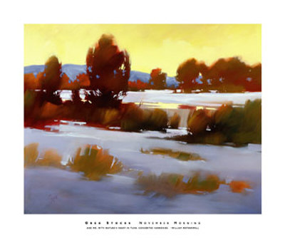November Morning by Greg Stocks Pricing Limited Edition Print image