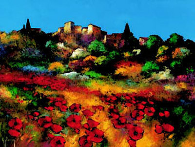 Le Mas Aux Coquelicots by Roger Keiflin Pricing Limited Edition Print image