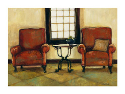 Two Red Chairs by Norman Wyatt Jr. Pricing Limited Edition Print image