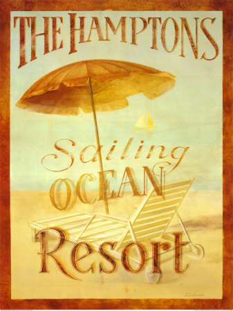 The Hamptons Resort by Fabrice De Villeneuve Pricing Limited Edition Print image