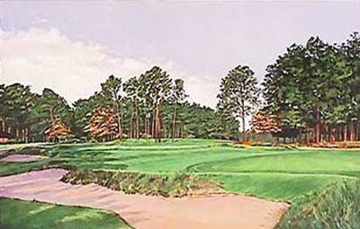Pinehurst, 2Nd Course, 5Th Hole by Sir Francis Powell Pricing Limited Edition Print image