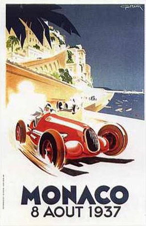 Monaco Grand Prix, 1937 by Geo Ham Pricing Limited Edition Print image