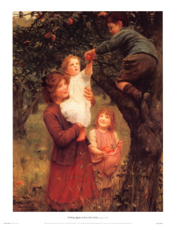 Picking Apples by Arthur John Elsley Pricing Limited Edition Print image