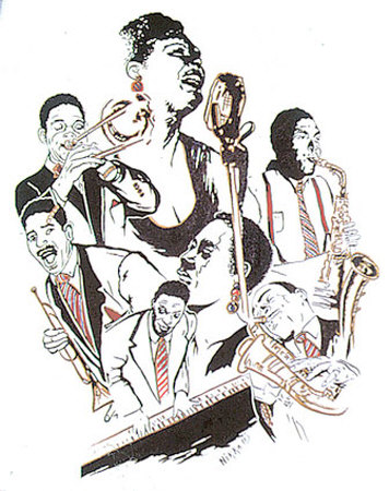 Jazz V by Jonnie Chardonn Pricing Limited Edition Print image