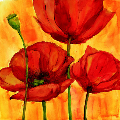 Coquelicots Iii by Giuseppina Tartagni Pricing Limited Edition Print image