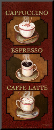 Coffee Triptych by Debra Lake Pricing Limited Edition Print image