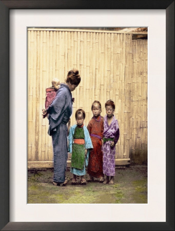 Woman With Children by Felice Beato Pricing Limited Edition Print image