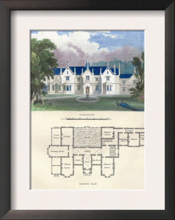 Tudor Hall Elizabethan Style by Richard Brown Pricing Limited Edition Print image