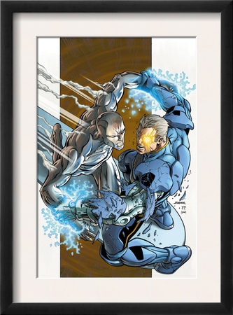 Cable & Deadpool #10 Cover: Silver Surfer And Cable by Patrick Zircher Pricing Limited Edition Print image