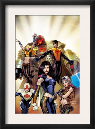 The Order #1 Cover: Anthem, Calamity, Supernaut, Veda, Mulholland And Aralune by Barry Kitson Pricing Limited Edition Print image