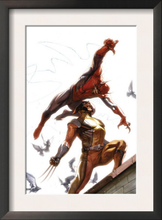 Secret Invasion #7 Cover: Spider-Man And Wolverine by Gabriele Dellotto Pricing Limited Edition Print image