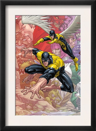 X-Men: First Class Finals #1 Cover: Beast And Angel by Roger Cruz Pricing Limited Edition Print image
