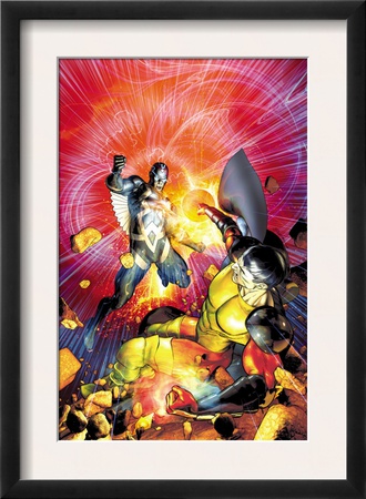 War Of Kings #6 Cover: Black Bolt And Vulcan by Brandon Peterson Pricing Limited Edition Print image
