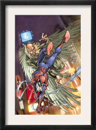 Marvel Age Spider-Man #1 Cover: Spider-Man And Vulture by Mark Brooks Pricing Limited Edition Print image