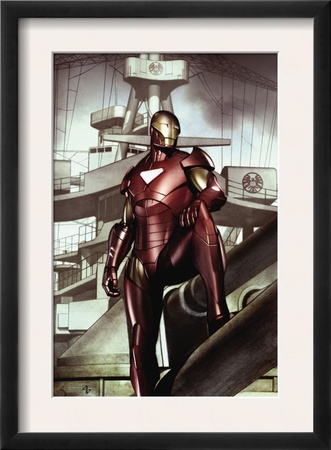 Iron Man: Director Of S.H.I.E.L.D. #32 Cover: Iron Man by Adi Granov Pricing Limited Edition Print image