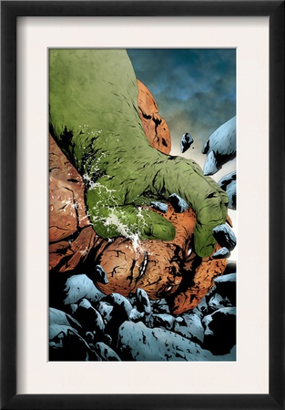 Hulk & Thing: Hard Knocks #1 Cover: Hulk And Thing Jumping by Jae Lee Pricing Limited Edition Print image