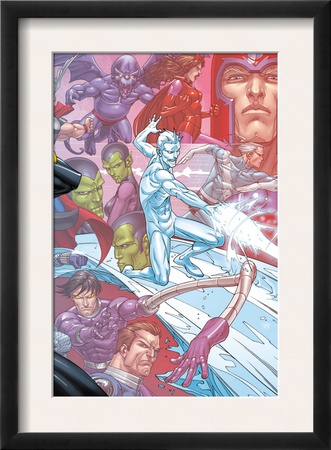 X-Men: First Class Finals #4 Cover: Iceman by Roger Cruz Pricing Limited Edition Print image